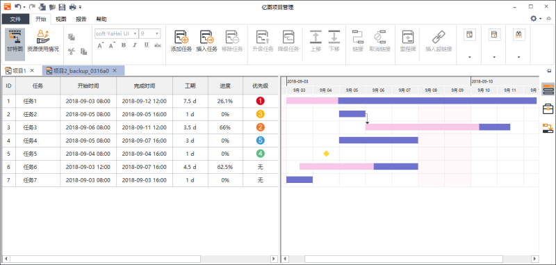 亿图项目管理软件