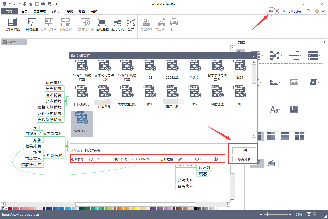 MindMaster设置