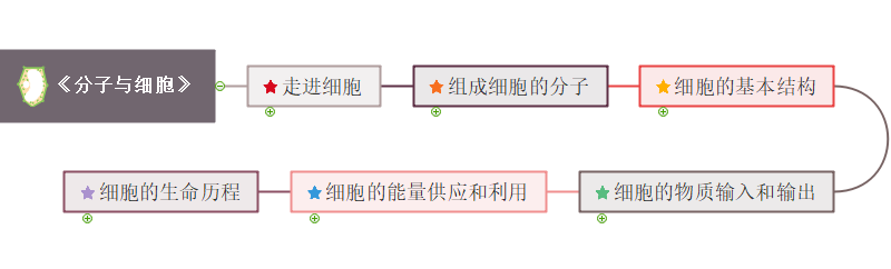 生物必修一思维导图