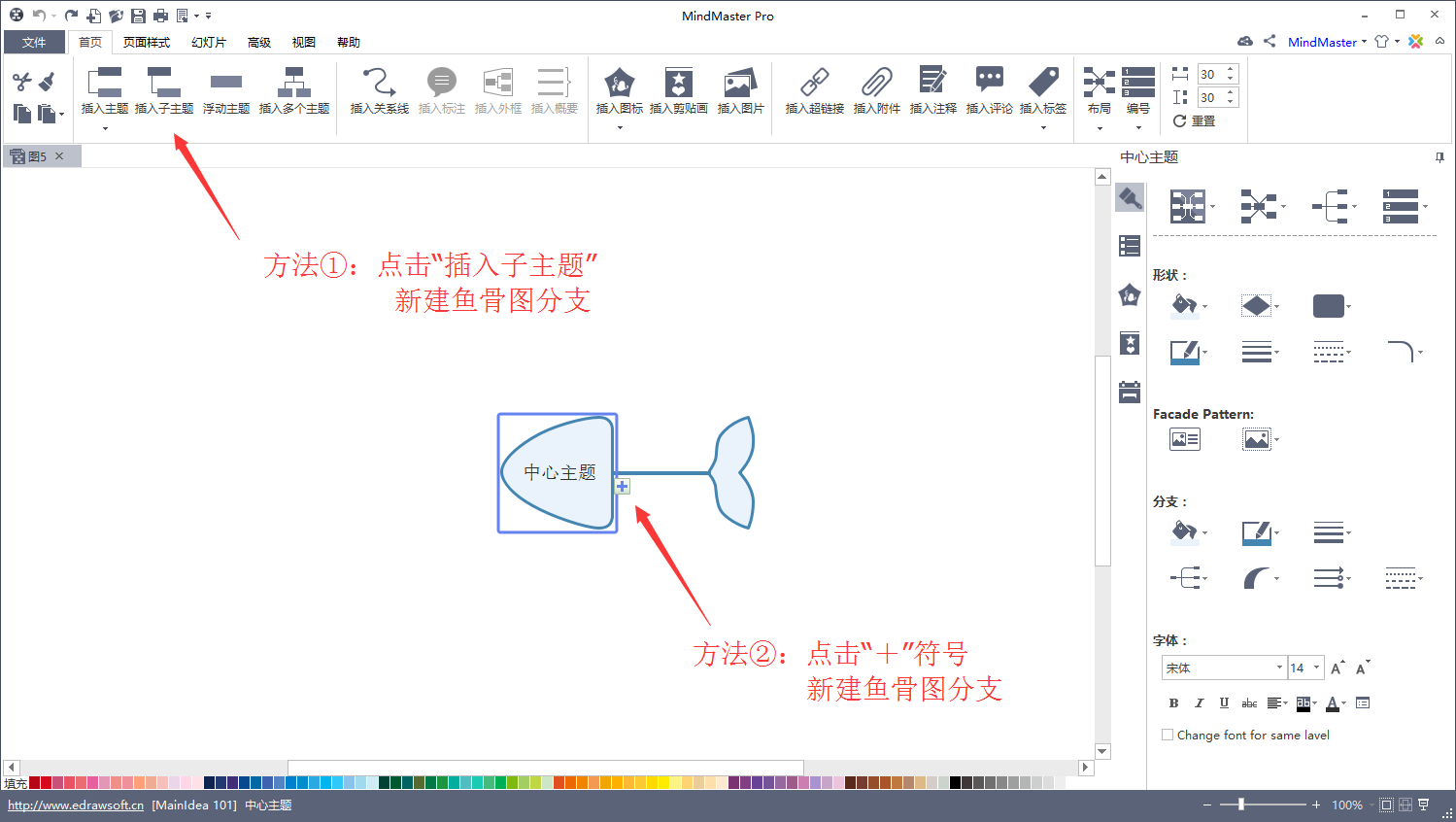 鱼骨图添加