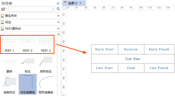 pert task table