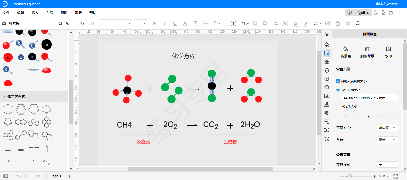 分子模型图