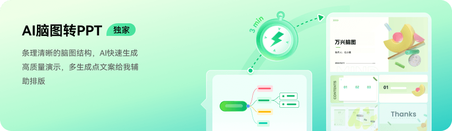 AI脑图转PPT